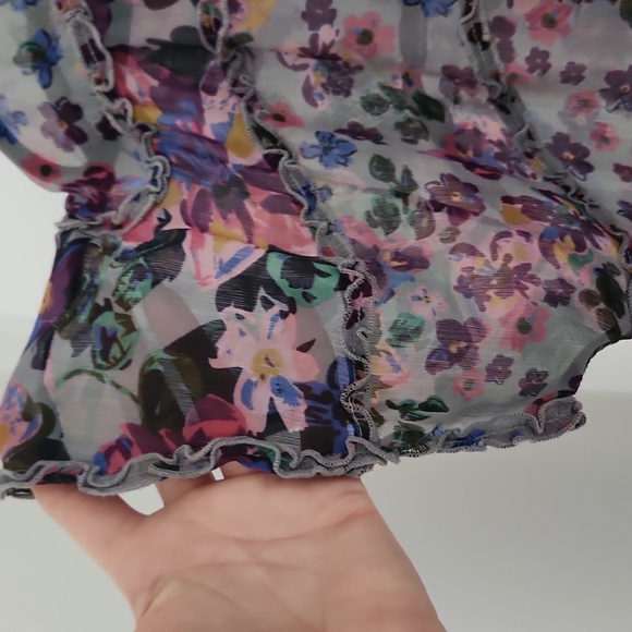 Floral flowy blouse - Picture 6 of 8